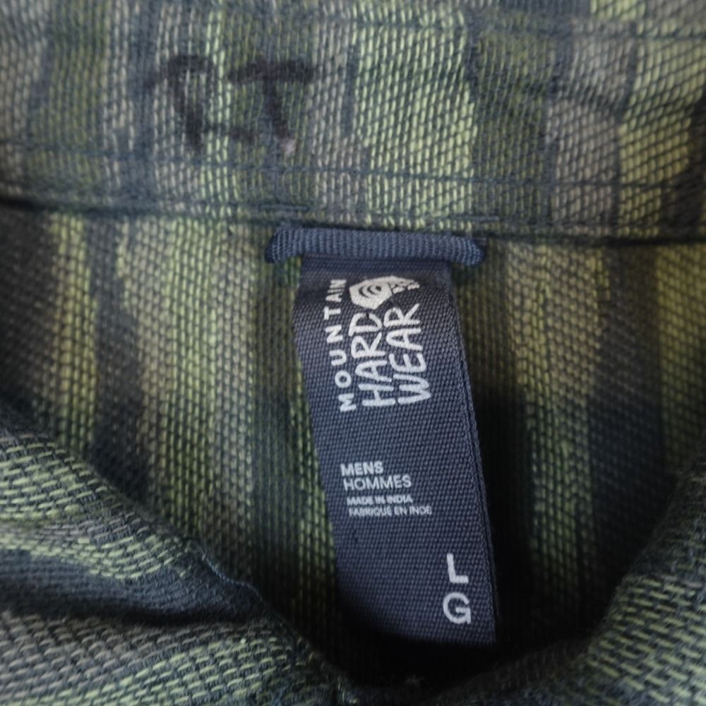 Mountain Hardwear Granite Peak Flannel Shirt Long Sleeve Mens Size Large Camo - Picture 2 of 8